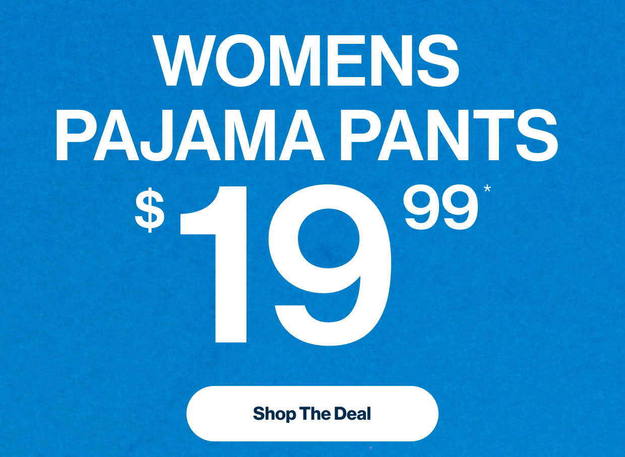Women's Pajama Pants Only $19.99