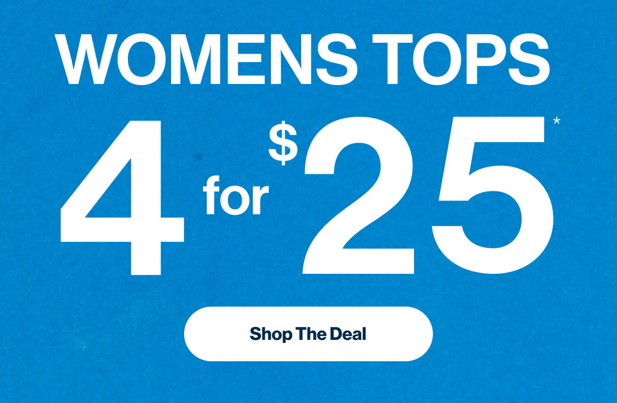 Women's Tops 4 for $25