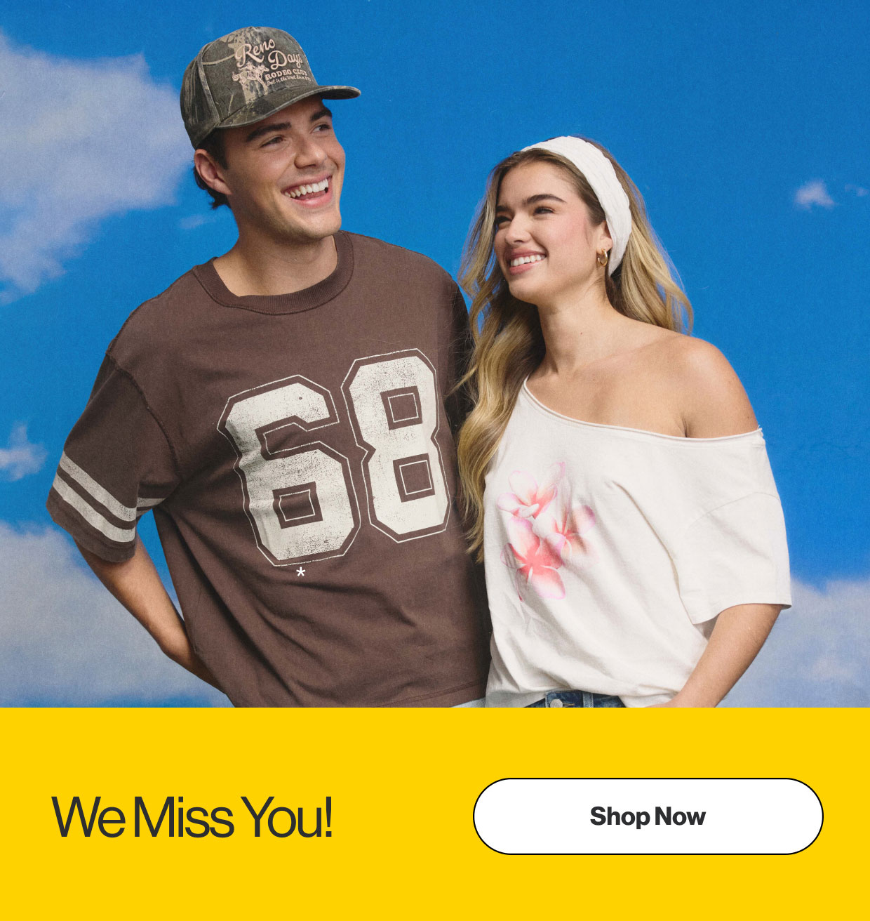 We Miss You. Come back and take $10 off Your Next Order.
