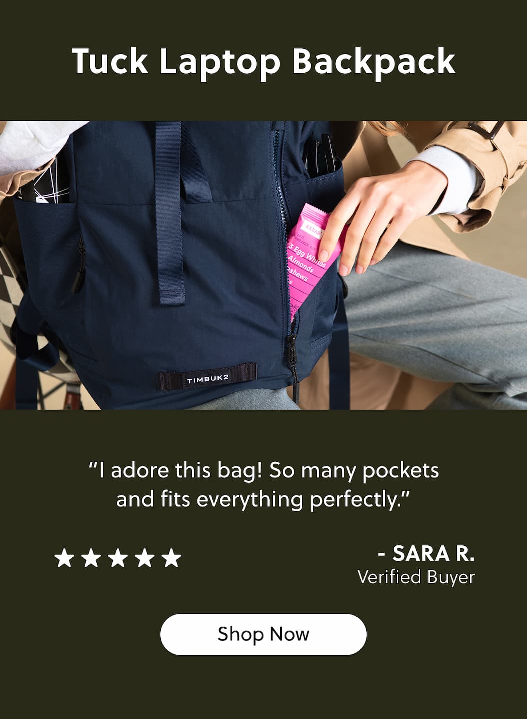 Tuck Laptop Backpack