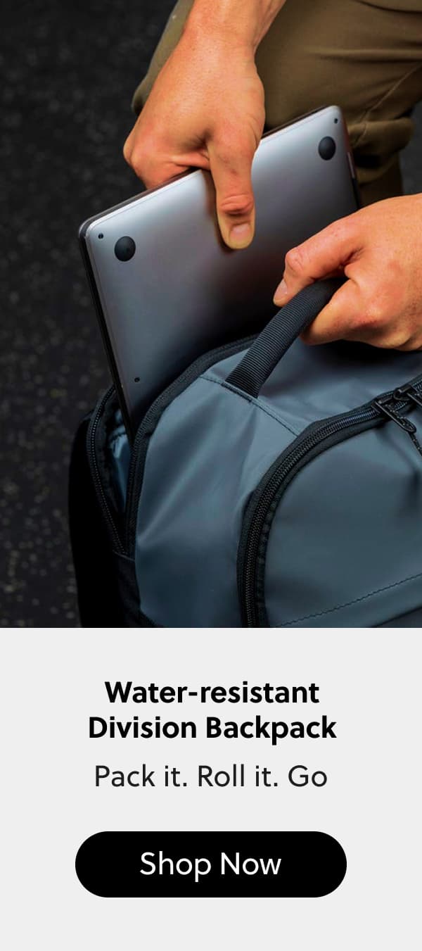 Water-resistant Division Backpack