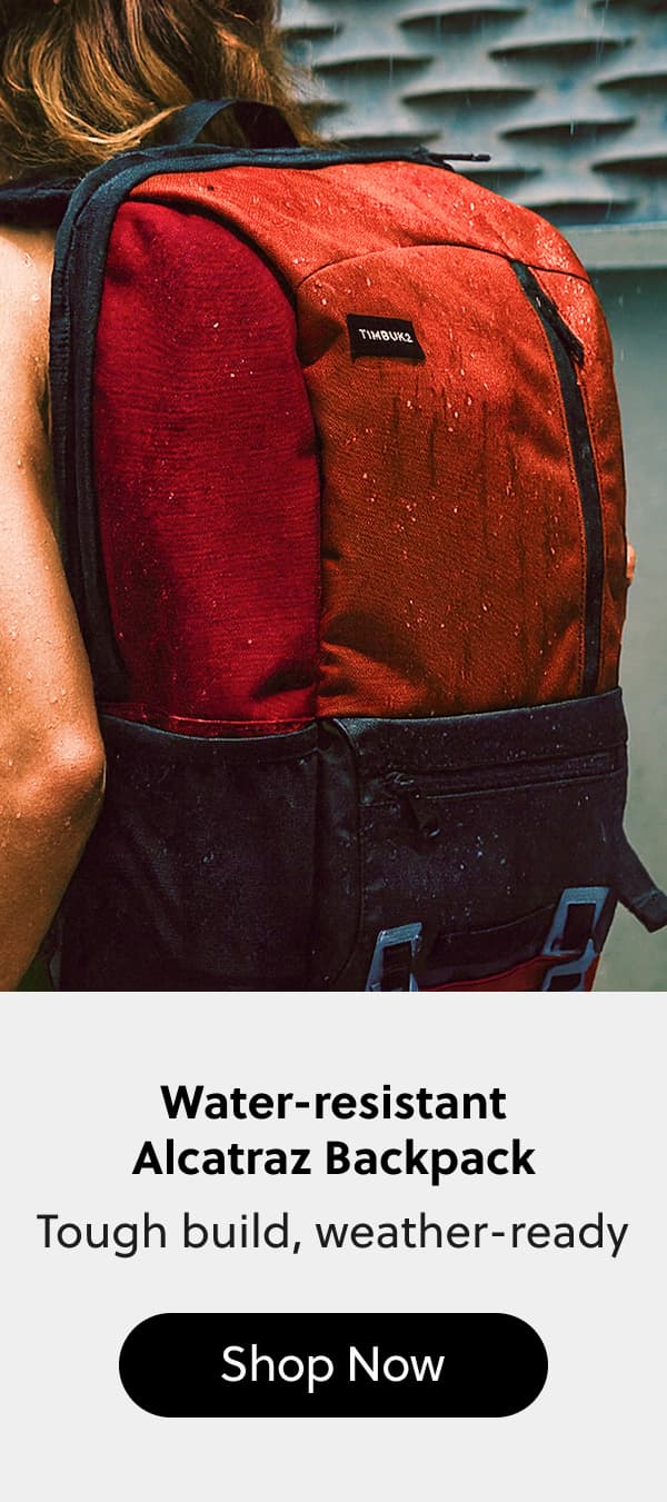 Water-resistant Alcatraz Backpack