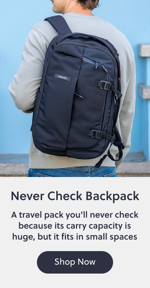 Never Check Expandable Backpack