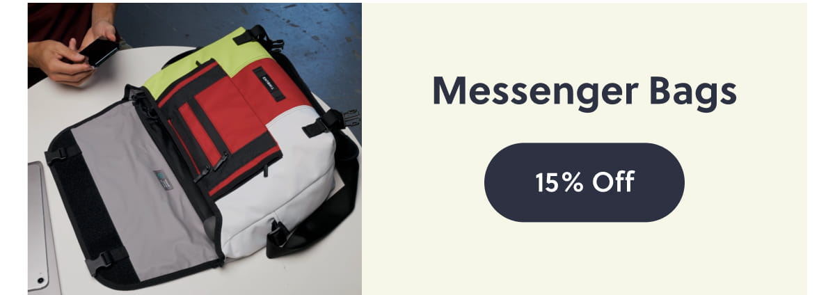 Messenger Bags 15% Off