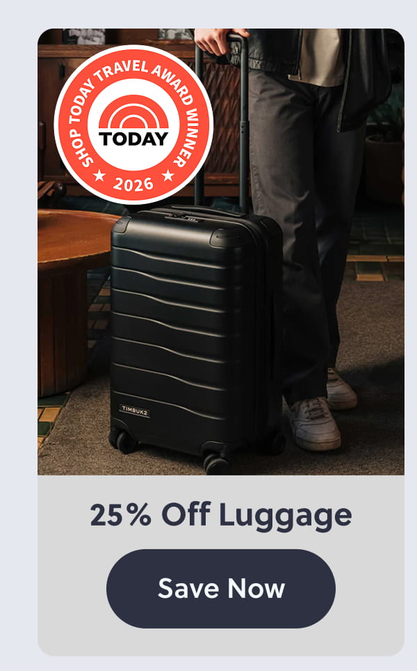 25% Off Luggage Save now