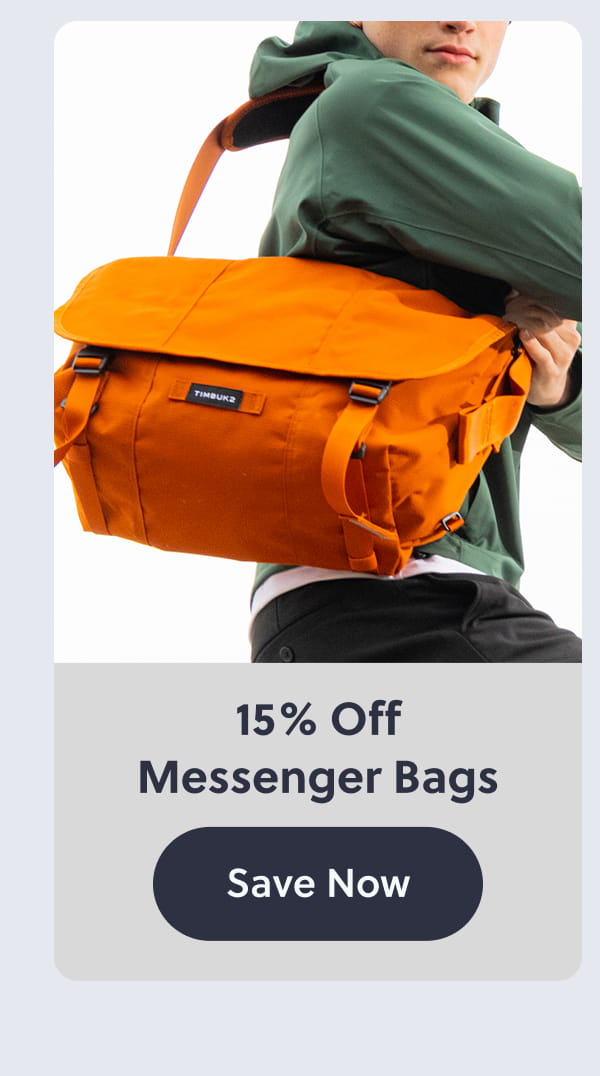15% Off Messenger Bags Save now