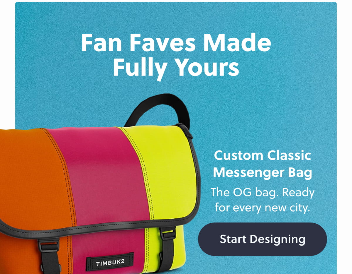 Custom Classic Messenger Bag | The OG bag. Ready for every new city. Start Designing