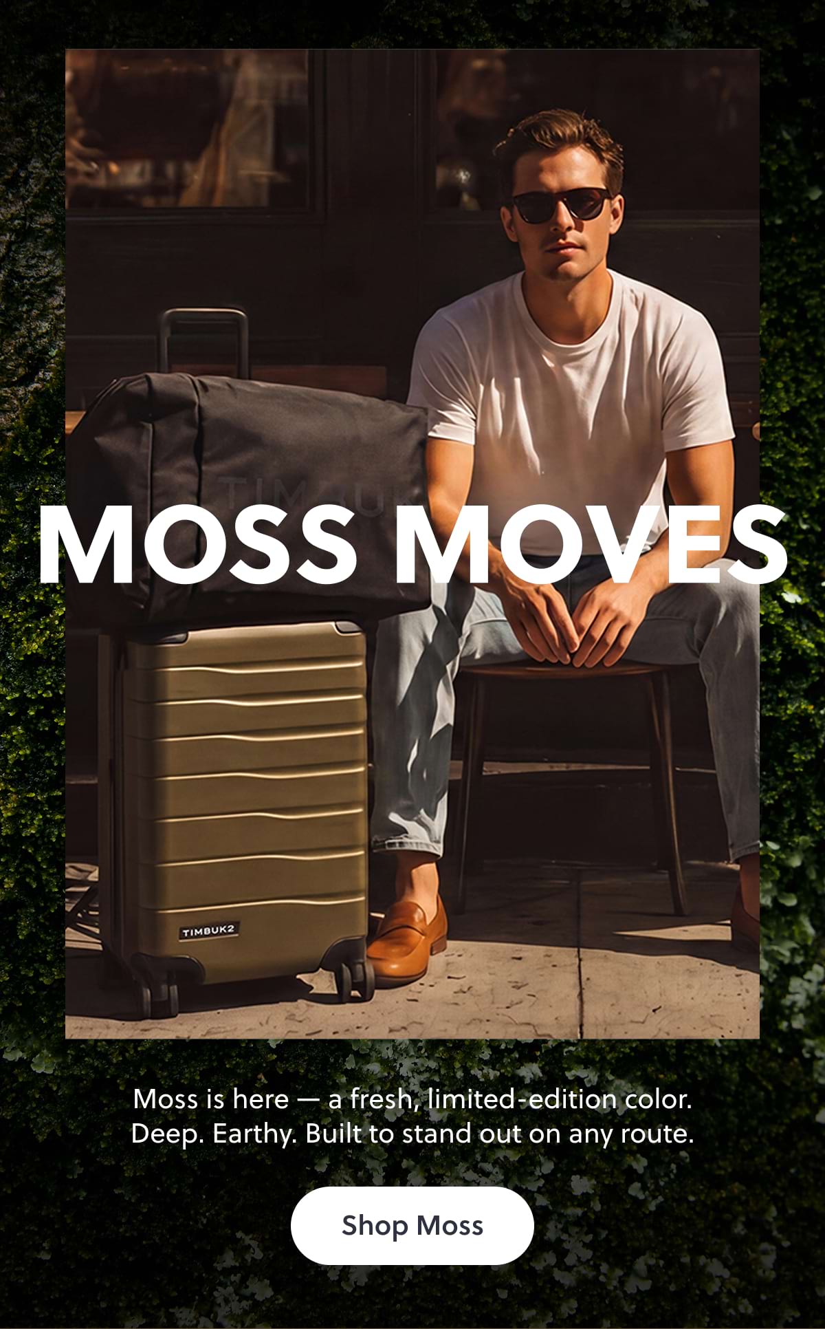 Moss Moves | Moss is here — a fresh, limited-edition color. Deep. Earthy. Built to stand out on any route. Shop Moss