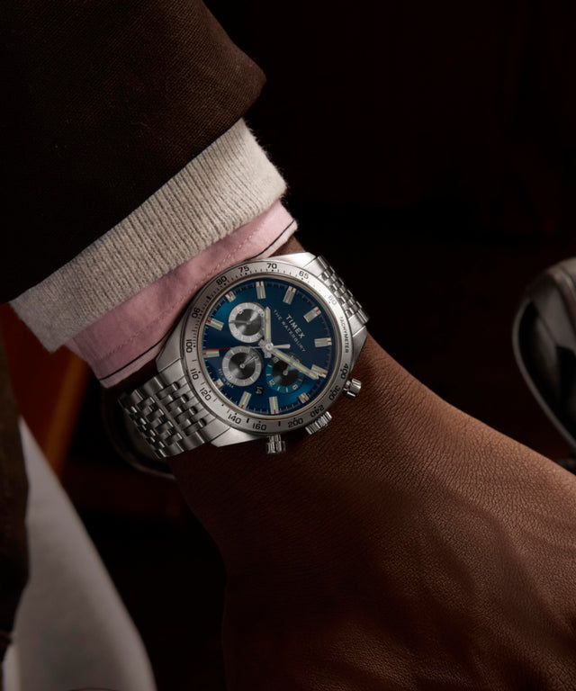 Waterbury Traditional Chronograph 41mm Stainless Steel Bracelet Watch 