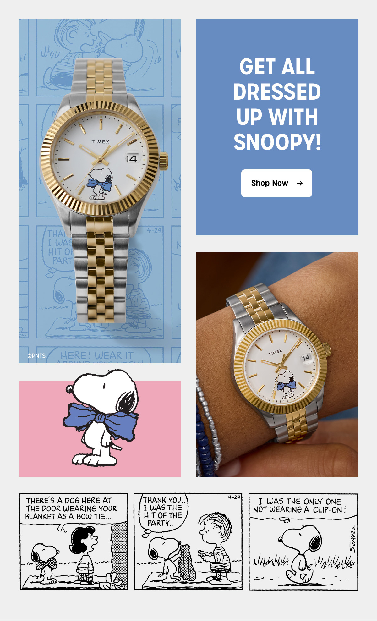 GET ALL DRESSED UP WITH SNOOPY! | Shop Now