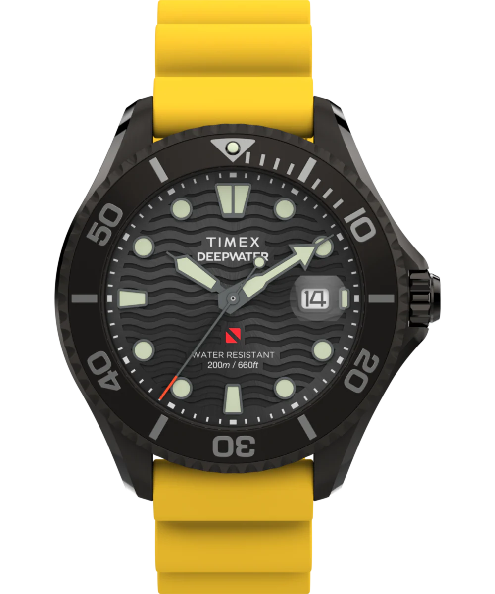 Image of Deepwater Meridian 200 44mm Synthetic Rubber Strap Watch&nbsp;