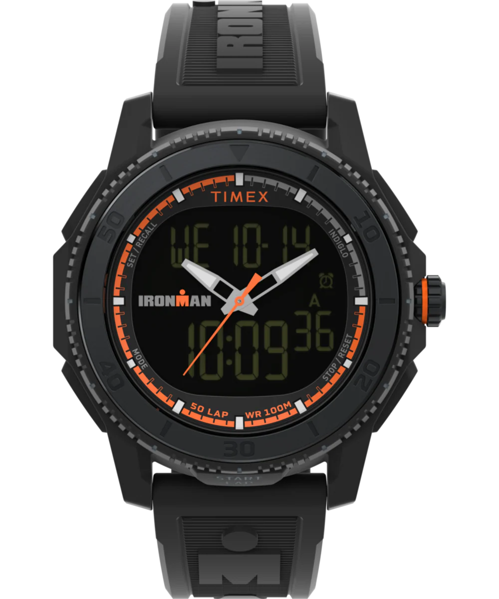 Image of TIMEX® IRONMAN® Adrenaline Ana-digi 46.5mm PU Strap Watch&nbsp;