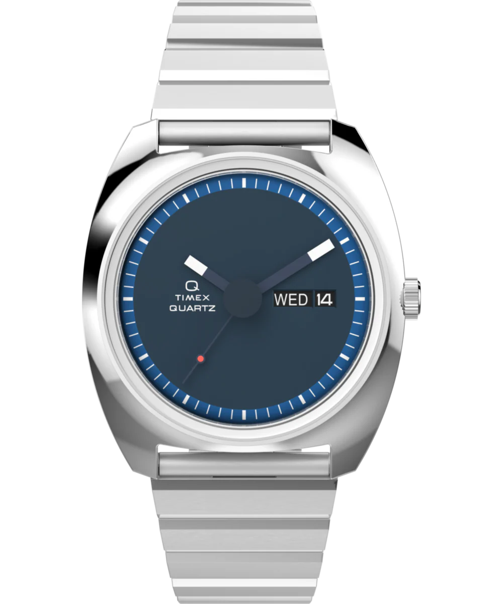 Image of Q Timex 1975 Enigma Reissue 37mm Stainless Steel Bracelet Watch