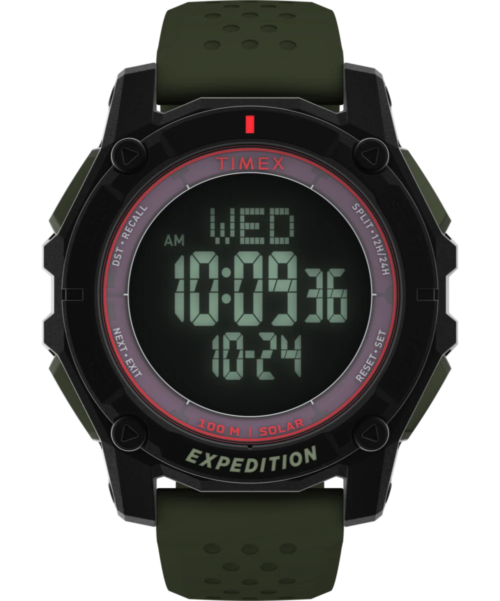 Image of Expedition Ridge Solar 49mm Silicone Strap Watch
