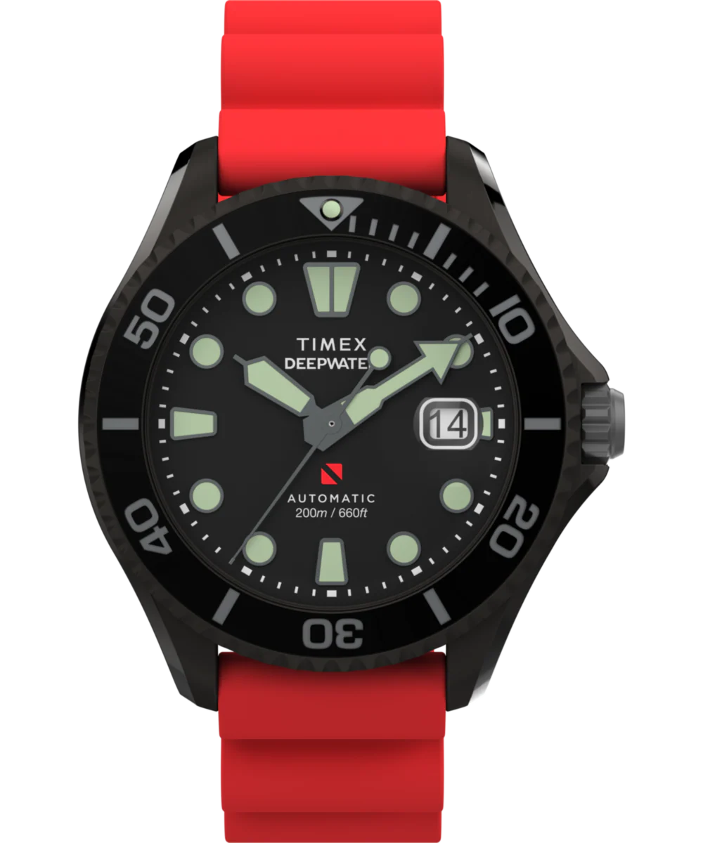 Image of Deepwater Tiburón Automatic 43mm Synthetic Rubber Strap Watch