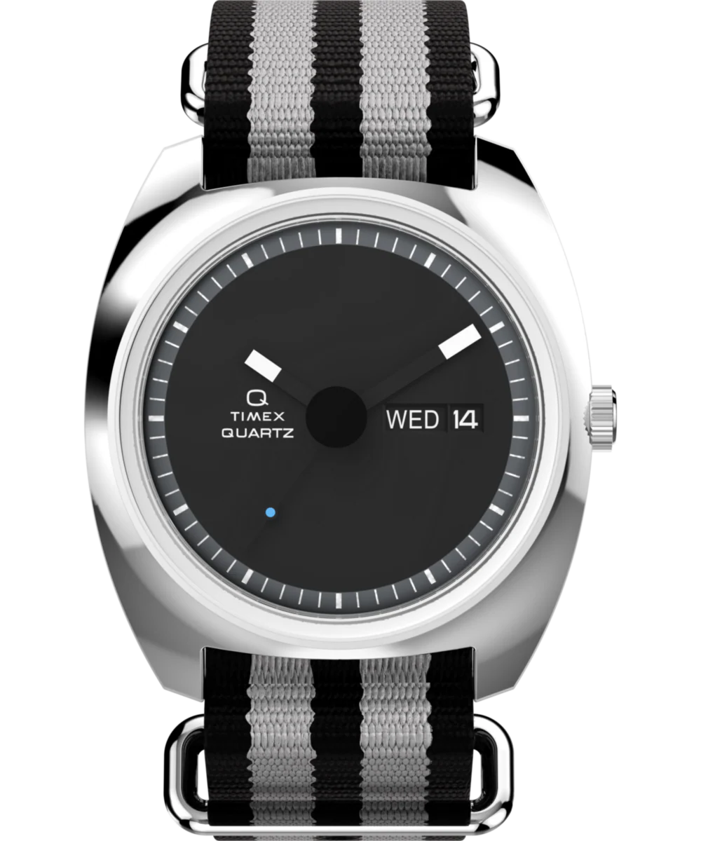 Image of Q Timex® 1975 Enigma 37mm Fabric Strap Watch