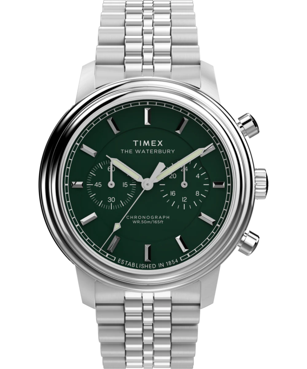 Image of Waterbury Metropolitan Chronograph 41mm Stainless Steel Bracelet Watch