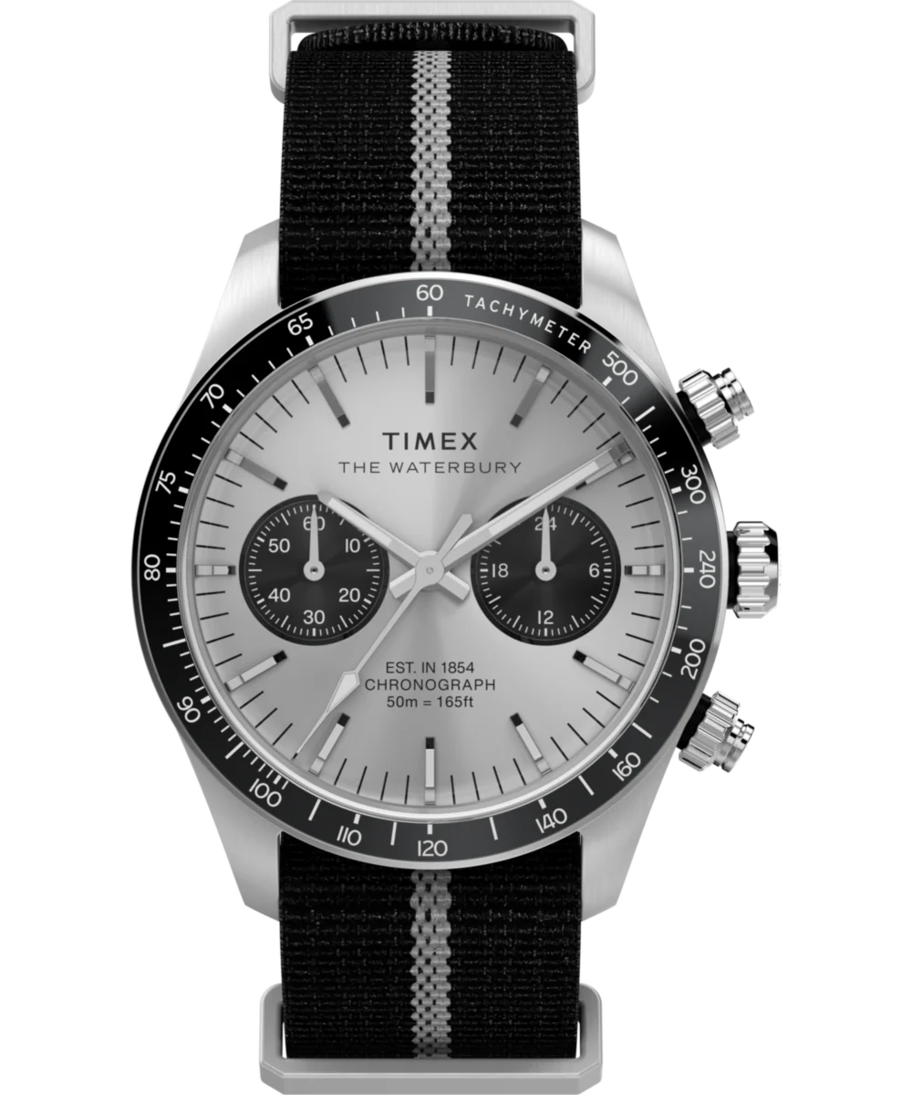 Image of Waterbury Heritage Chronograph 39mm Fabric Strap Watch