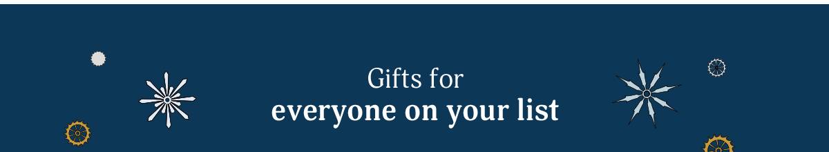 gifts for everyone on your list