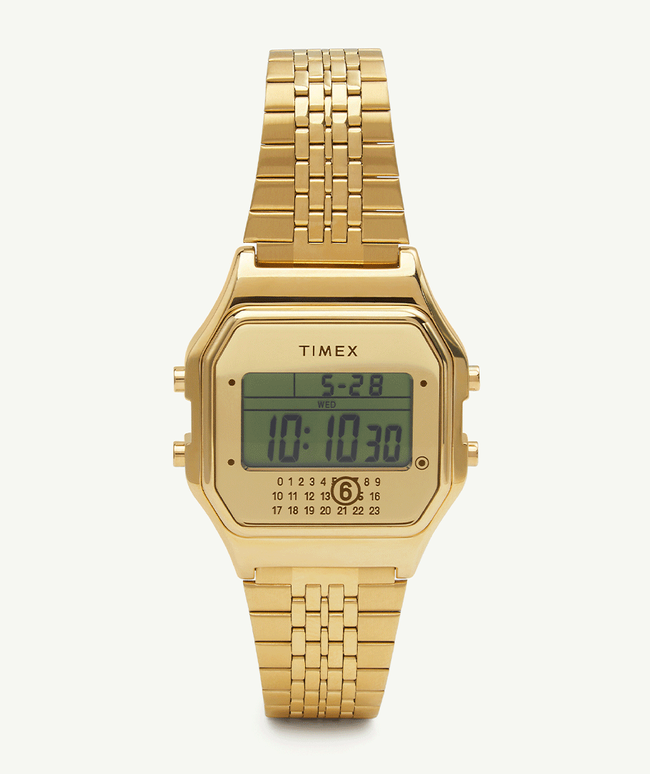 timex mm6 | a gilded chapter: timex x mm6 maison margiela | shop now