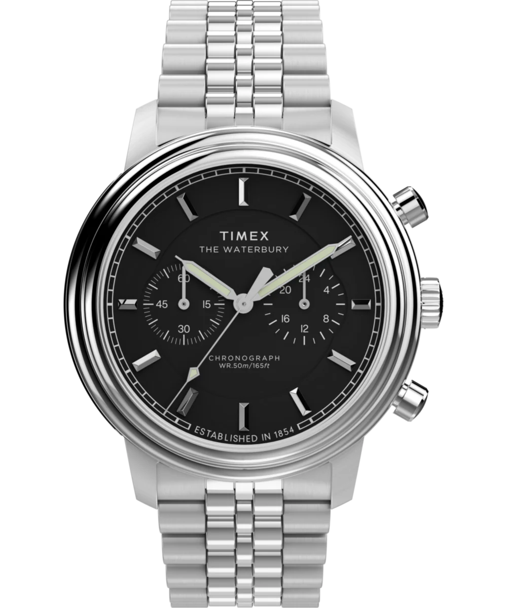 Image of Waterbury Metropolitan Chronograph 41mm Stainless Steel Bracelet Watch