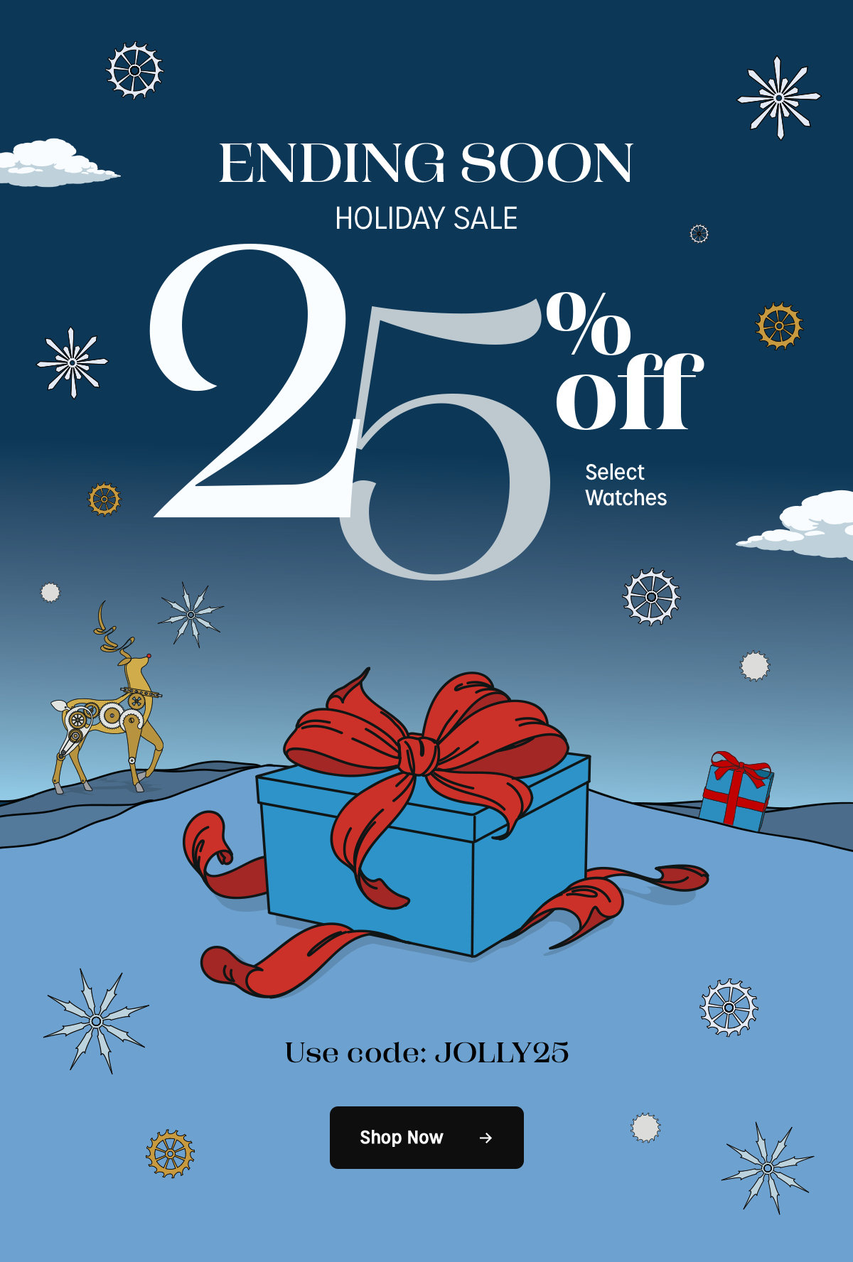 Shop Now (Use code: JOLLY25) - Timex
