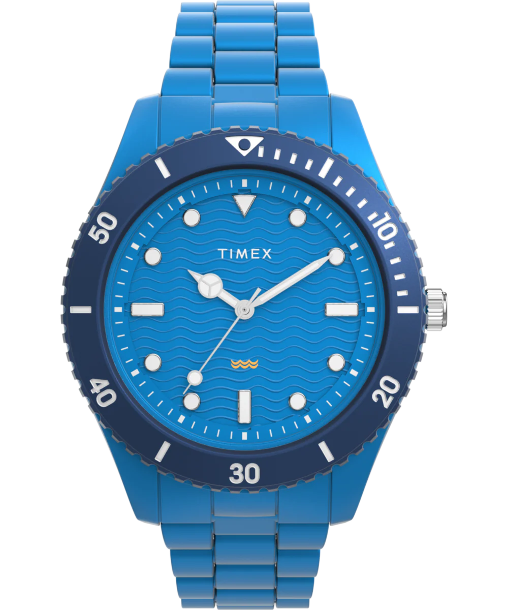 Image of Timex Legacy #tide 42mm Recycled Plastic Bracelet Watch
