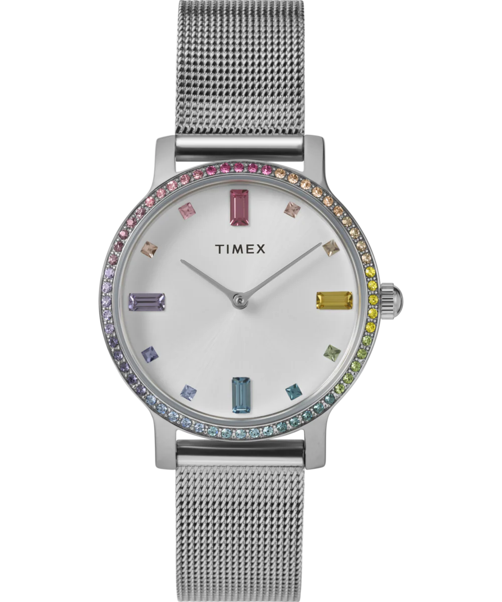Image of Transcend 31mm Stainless Steel Mesh Band Watch