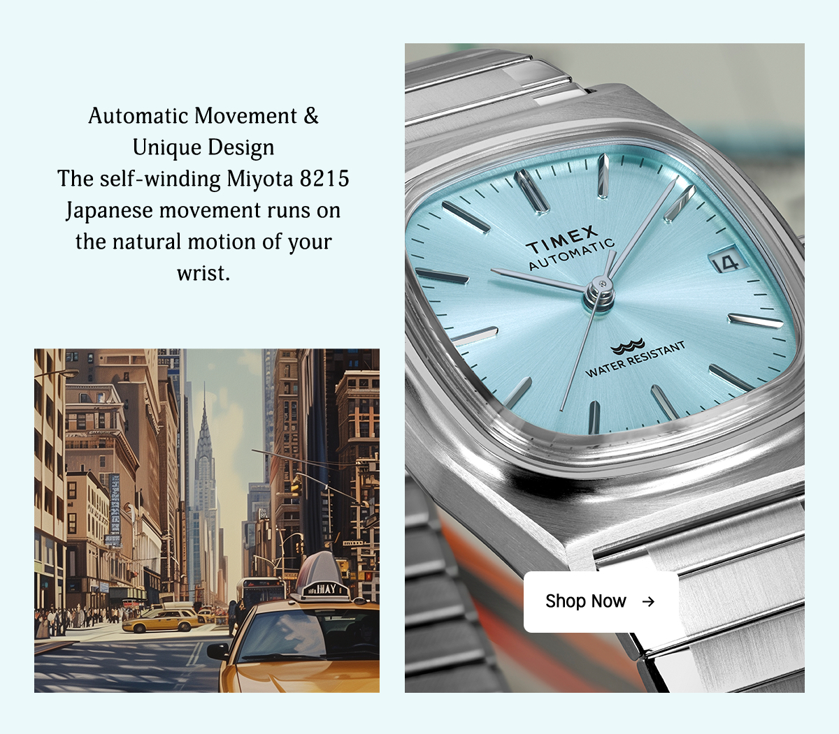 Shop Now (Timex Automatic 1983 E Line) - Timex