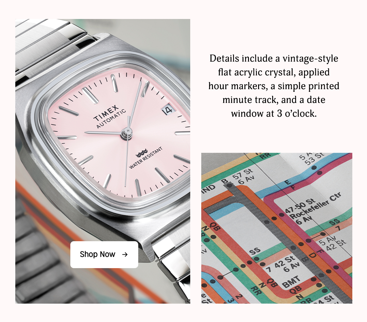 Shop Now (Timex Automatic 1983 E Line) - Timex