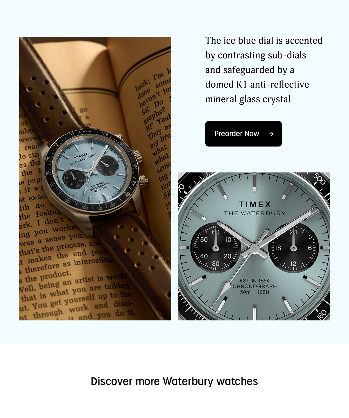 Preorder Now (Waterbury) - Timex