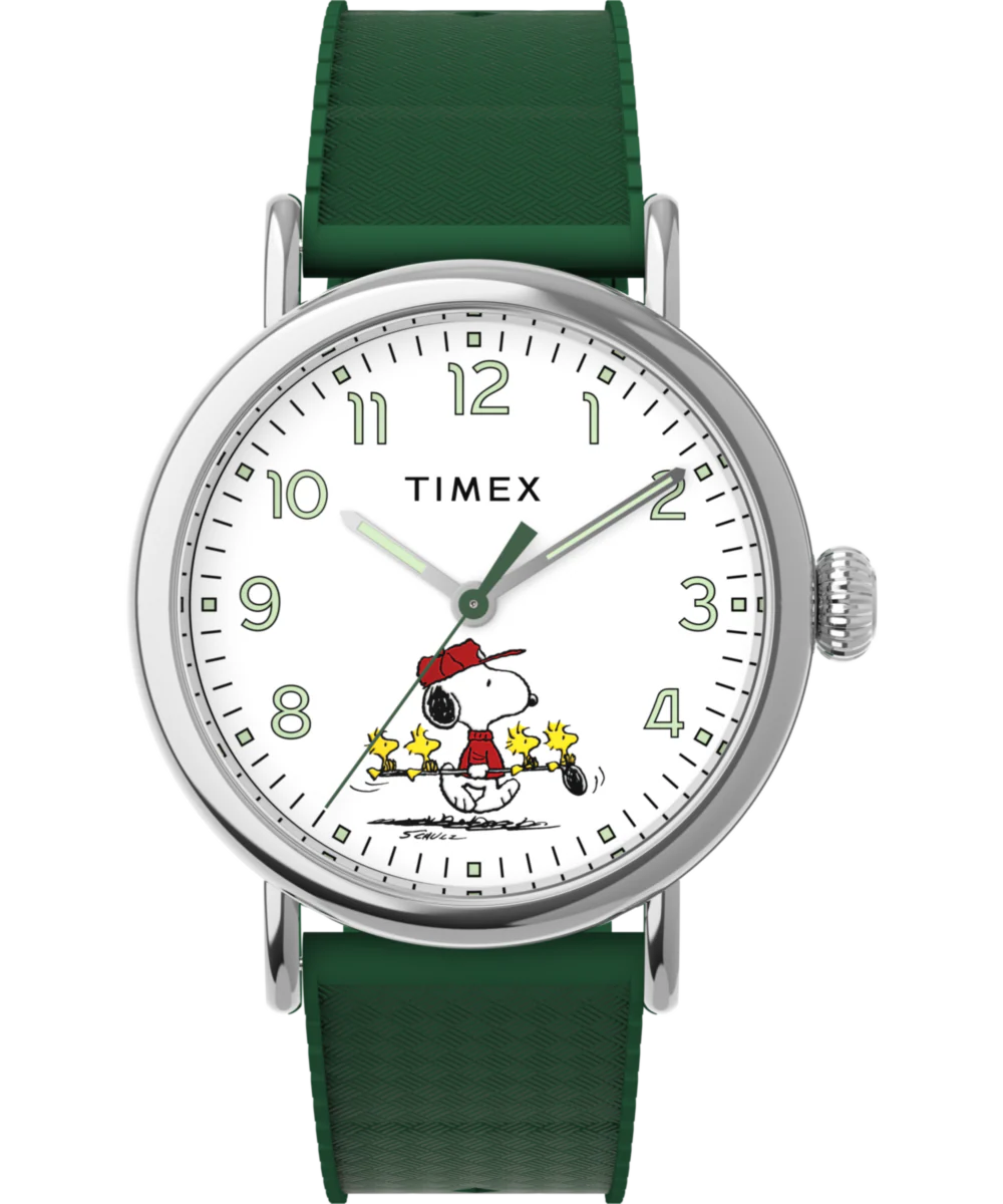 Image of Peanuts® x Timex Standard 40mm Synthetic Rubber Strap Watch