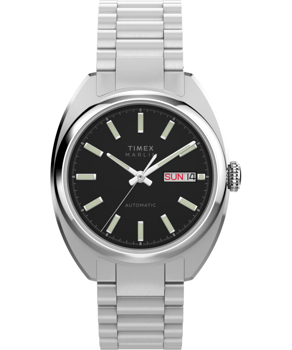 Image of Marlin® Draper Automatic 37mm Stainless Steel Bracelet Watch
