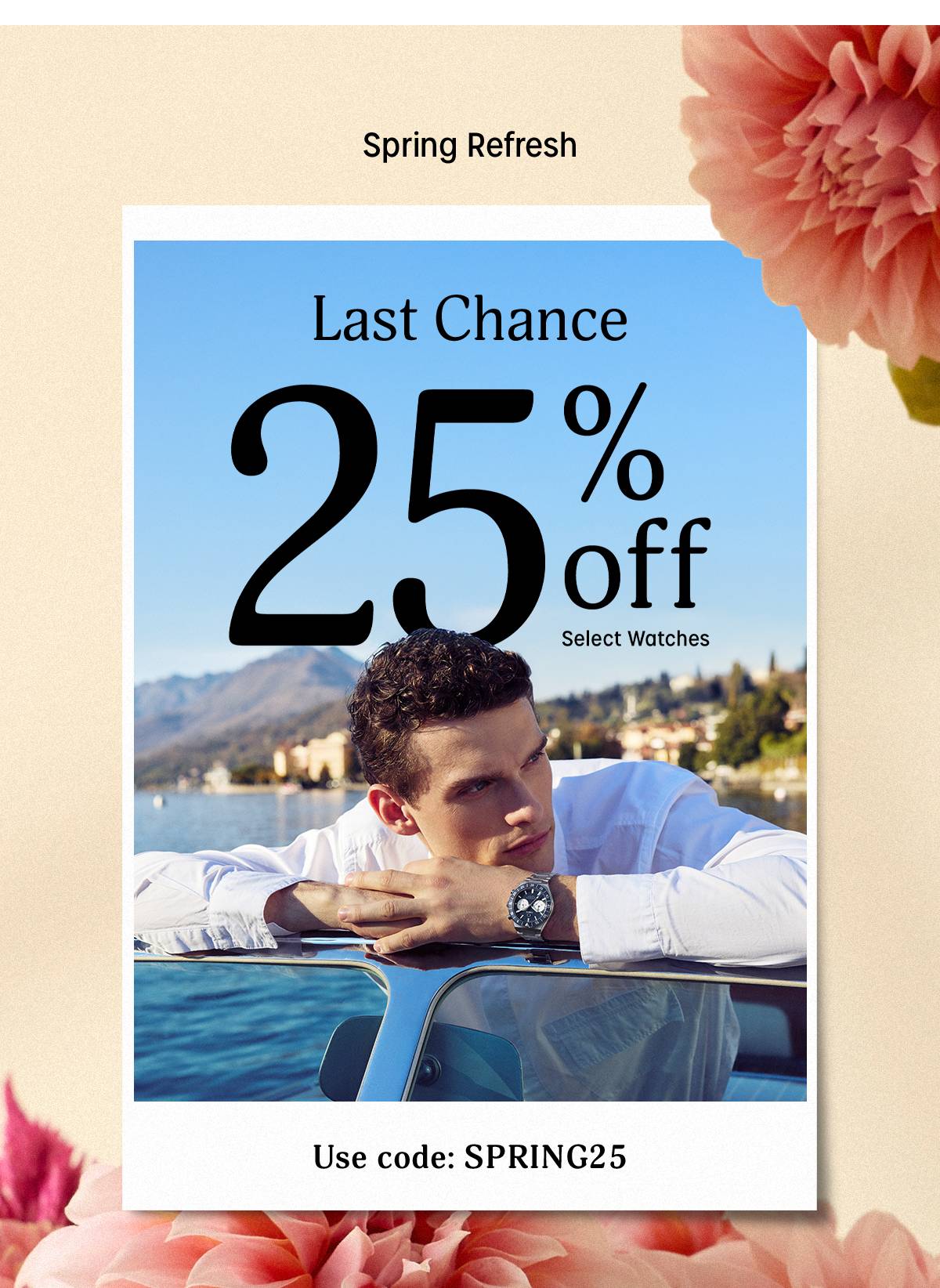 Spring Refresh | New Watches Added | Don't Miss Out 25% Off Select Watches | Use code: SPRING25 - Timex