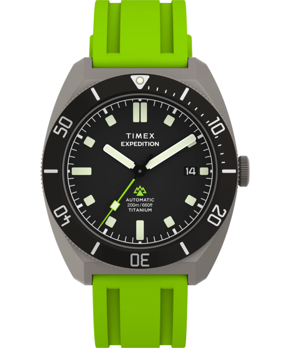Image of Expedition® Pioneer Titanium Automatic 41mm HNBR Synthetic Rubber Strap Watch