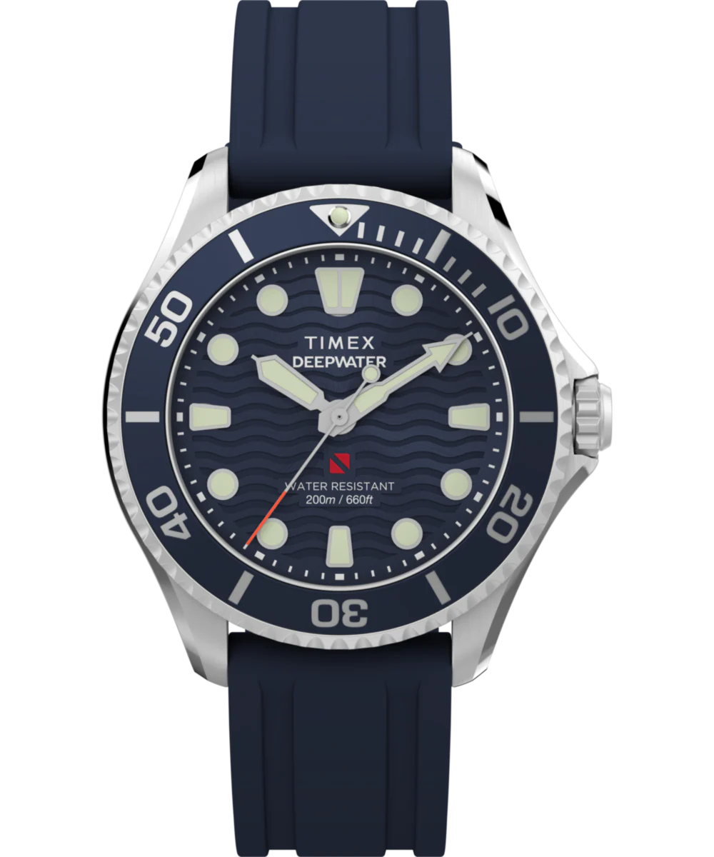 Image of Deepwater Meridian 200 38mm HNBR Rubber Strap Watch