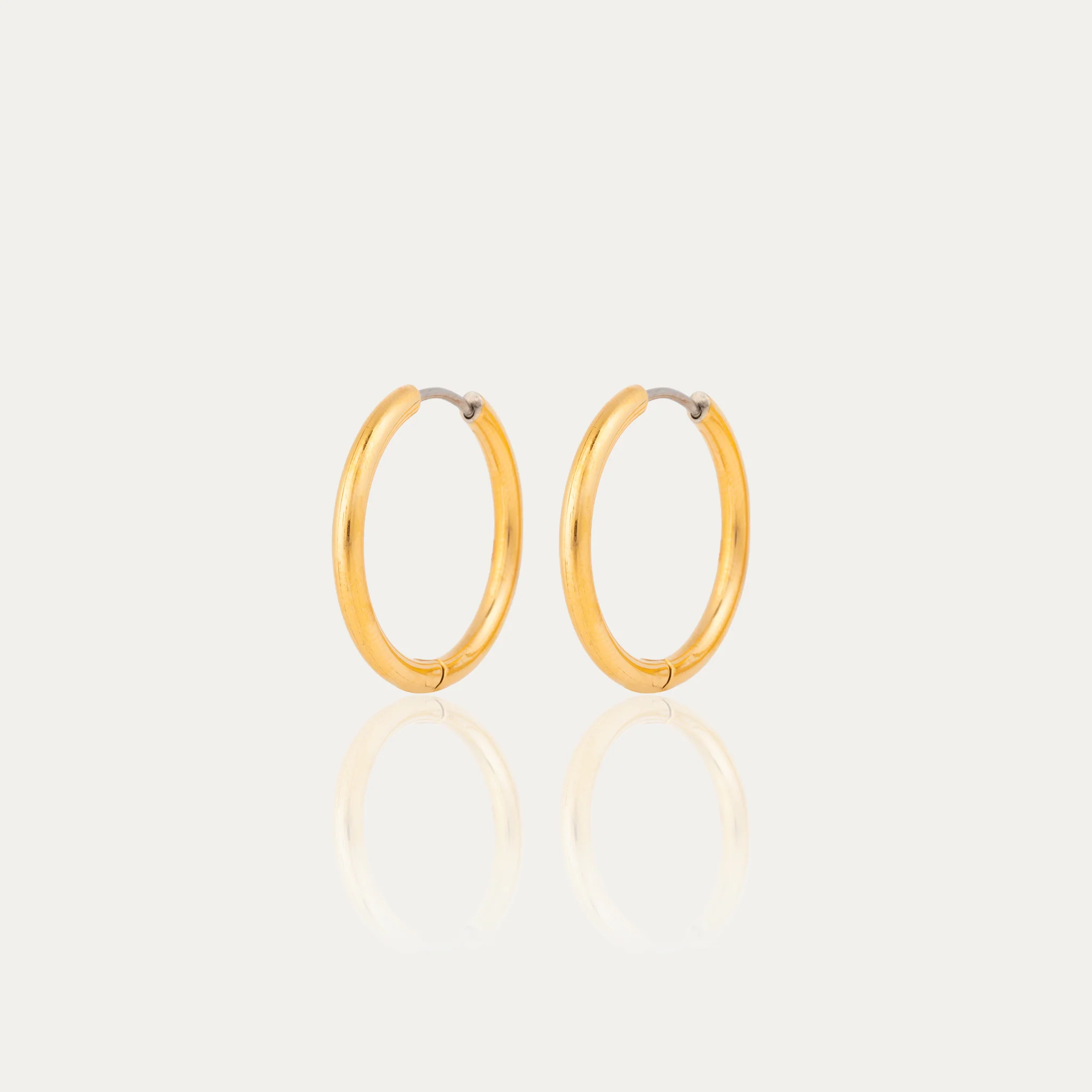 Image of Large Rooftop Hoop Earrings