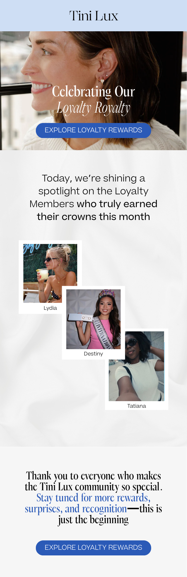 EXPLORE LOYALTY REWARDS