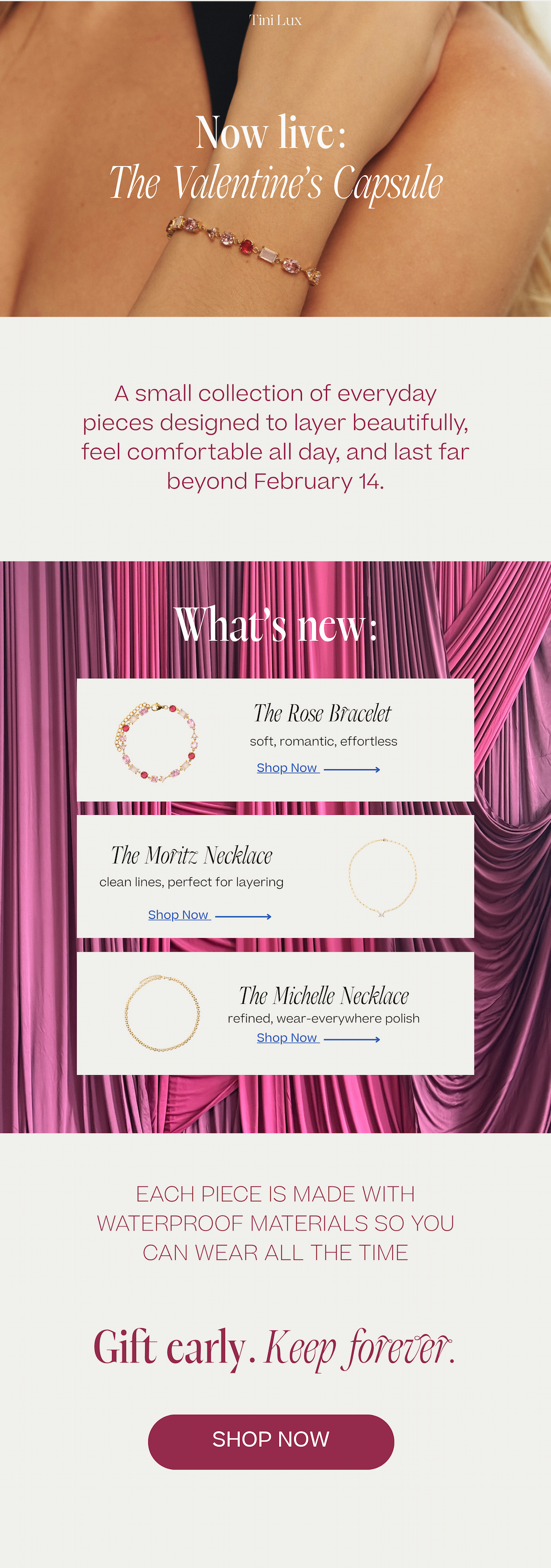 Now Live: The Valentine's Collection
