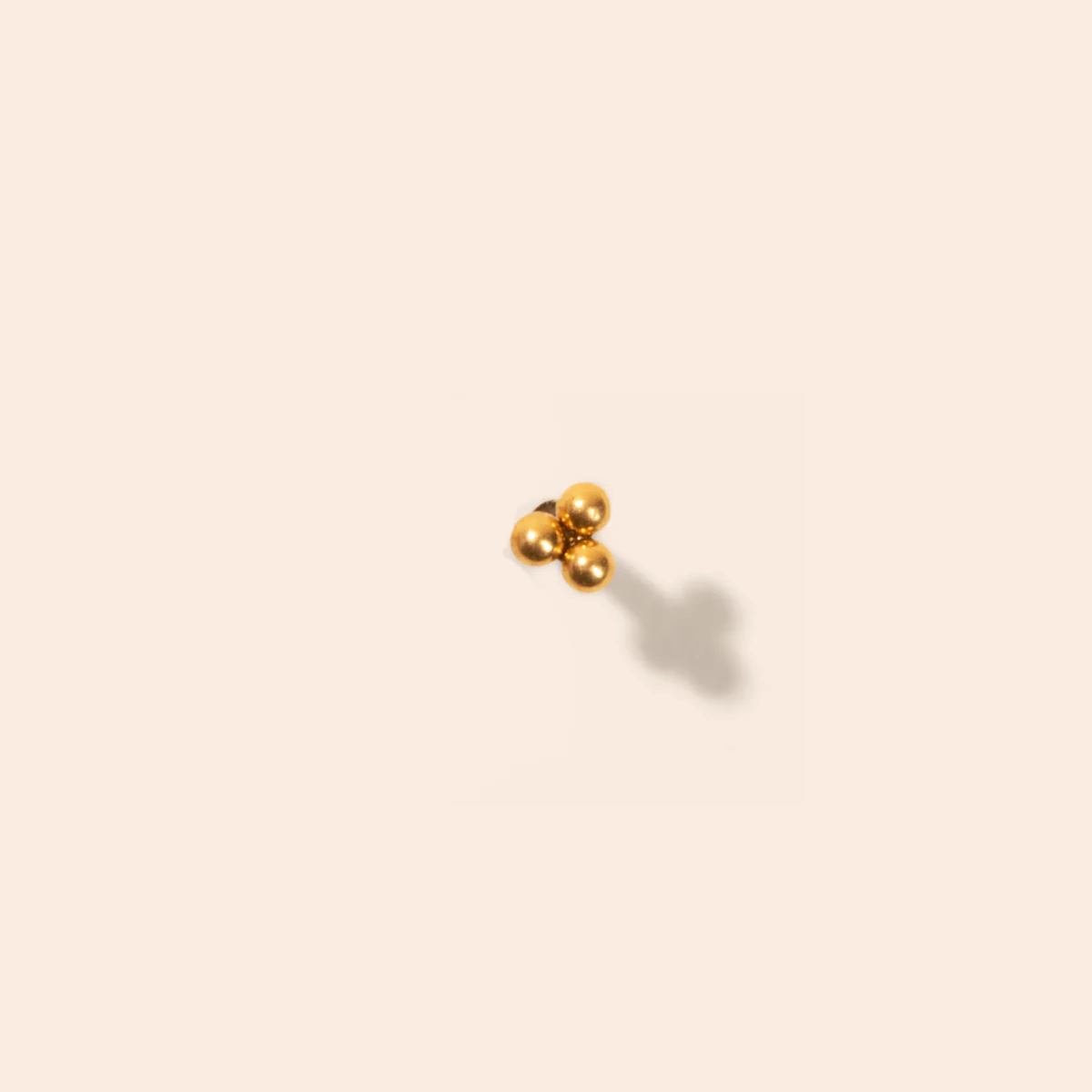 Image of Single Nano Flat Back Stud Earrings