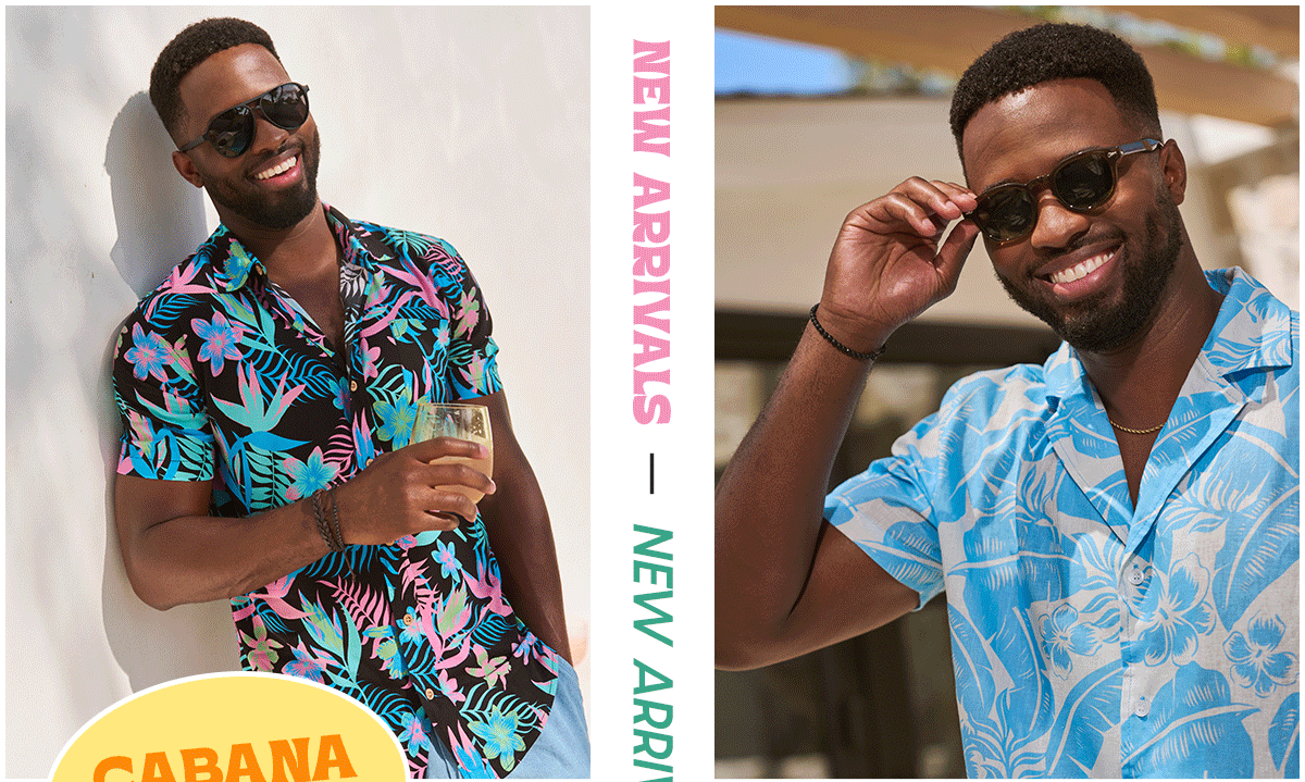 New Arrivals - Cabana Shirts and Swim Trunks