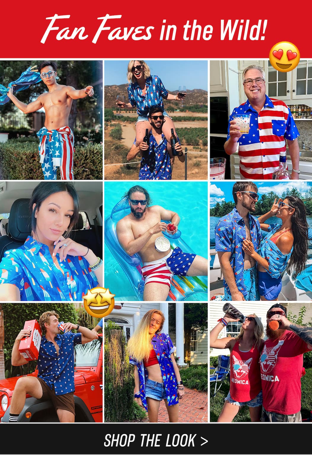 Fan Favs in the wild - Shop USA collection