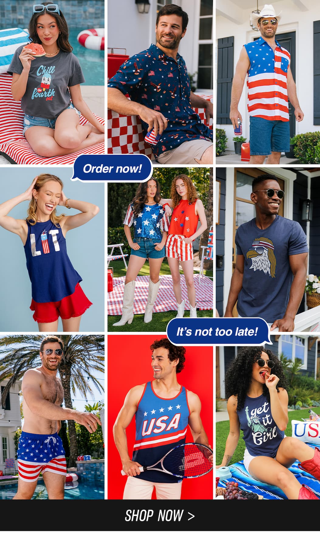 New arrivals that scream long weekend