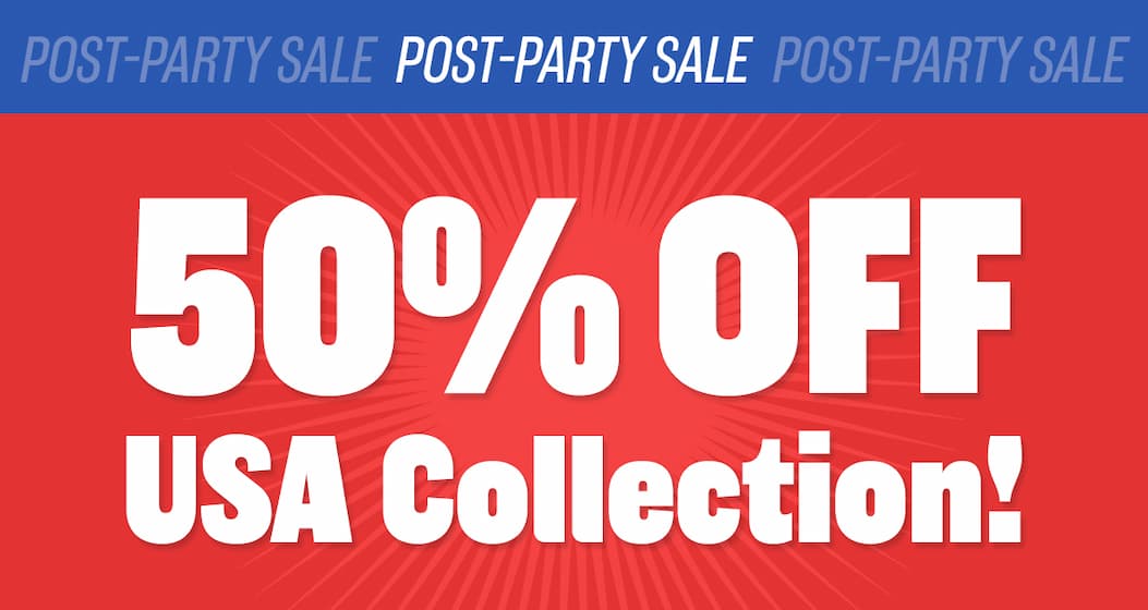50% off USA collection - Post Party Sale