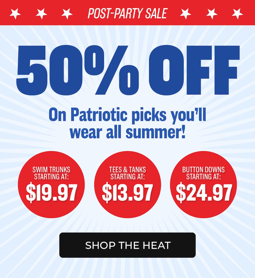 50% off USA collection - Post Party Sale