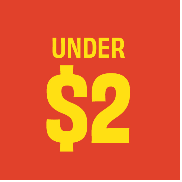 Under $2