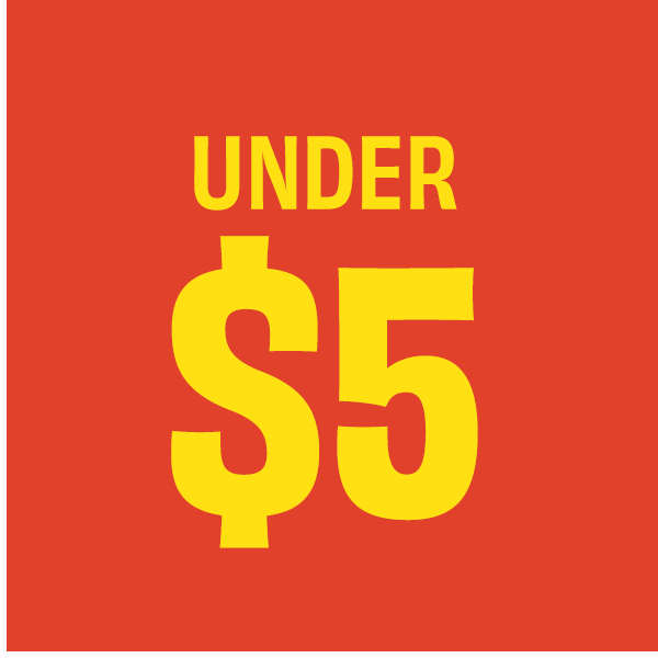 Under $5