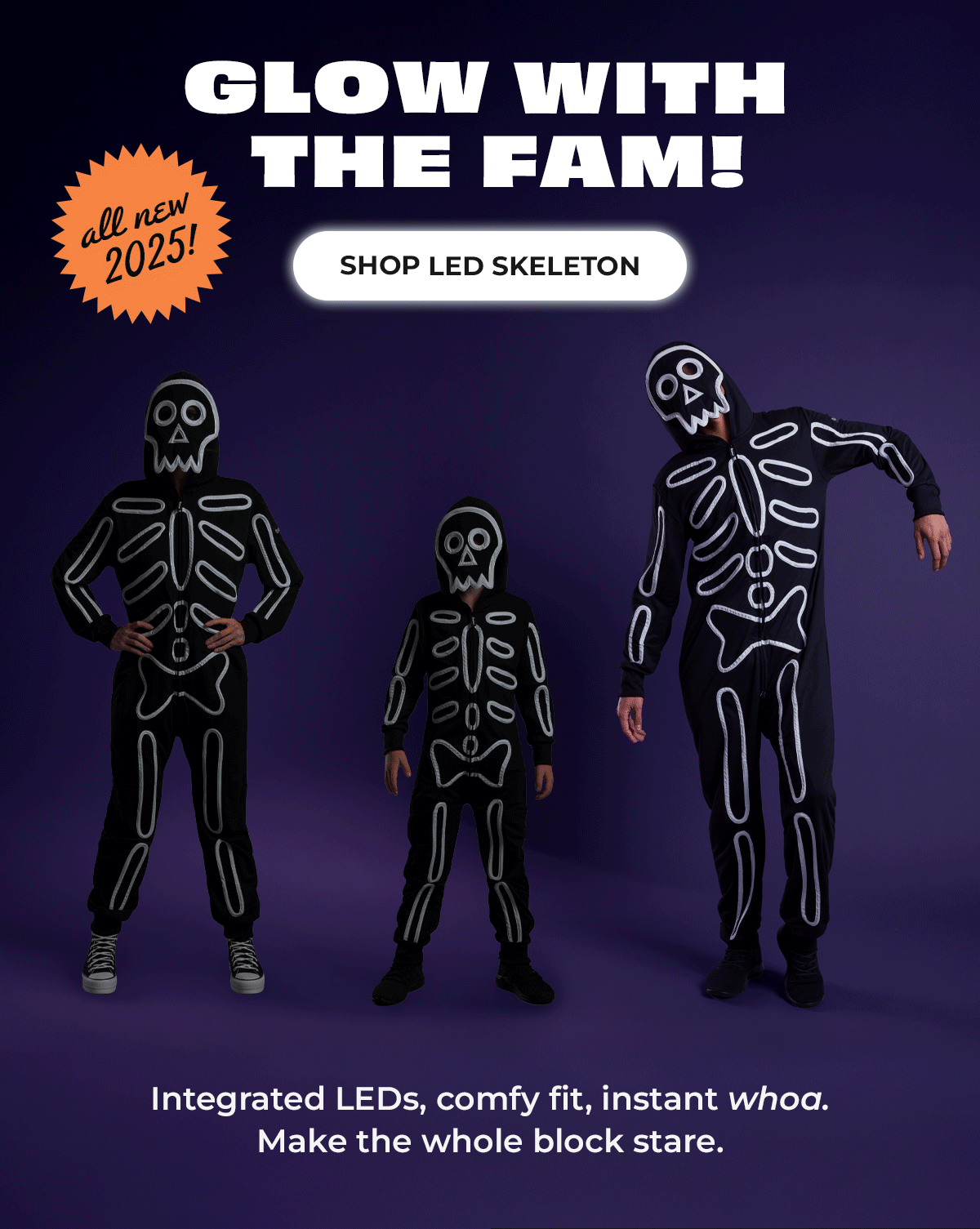 The LED Skeleton - our brightest idea yet!