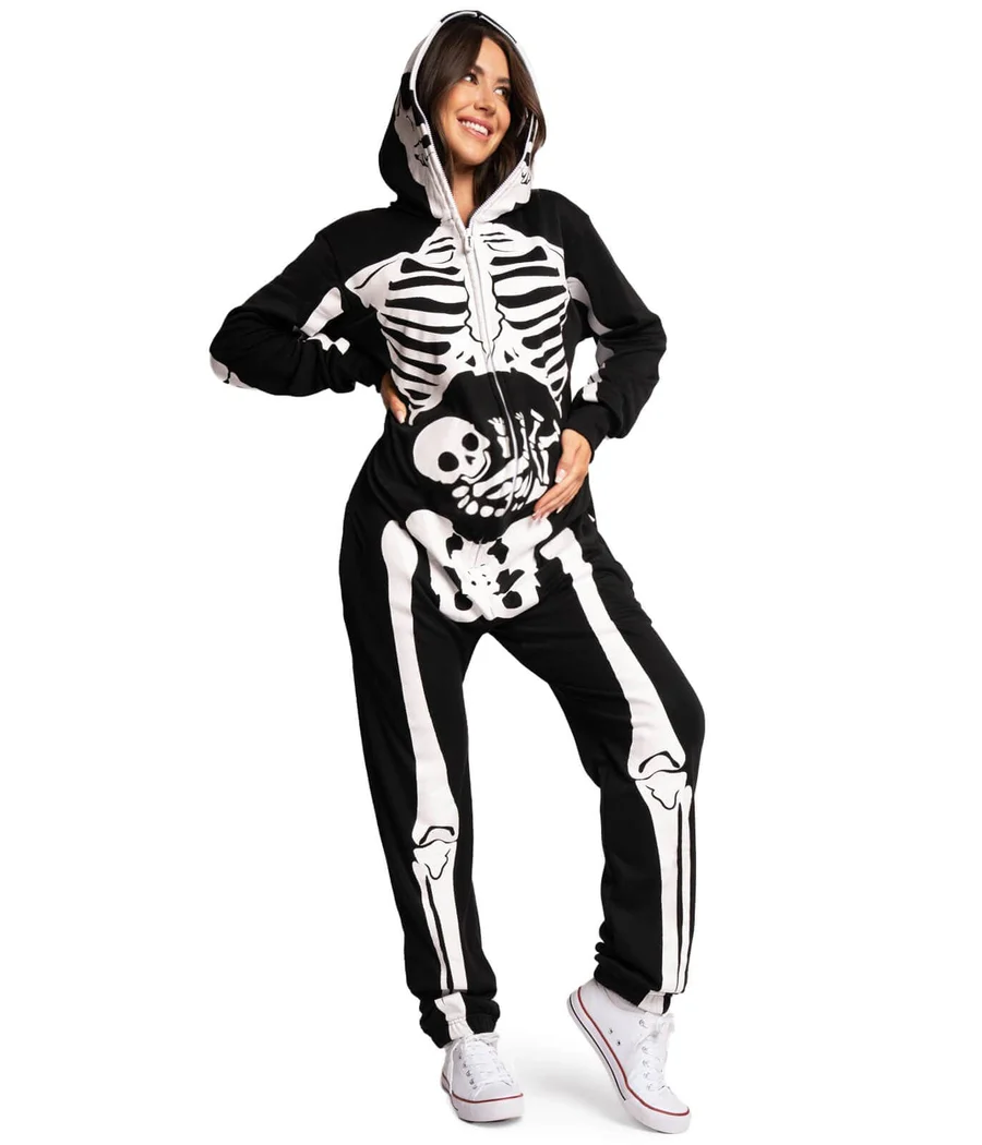 Image of Women's Pregnant Skeleton Maternity Costume