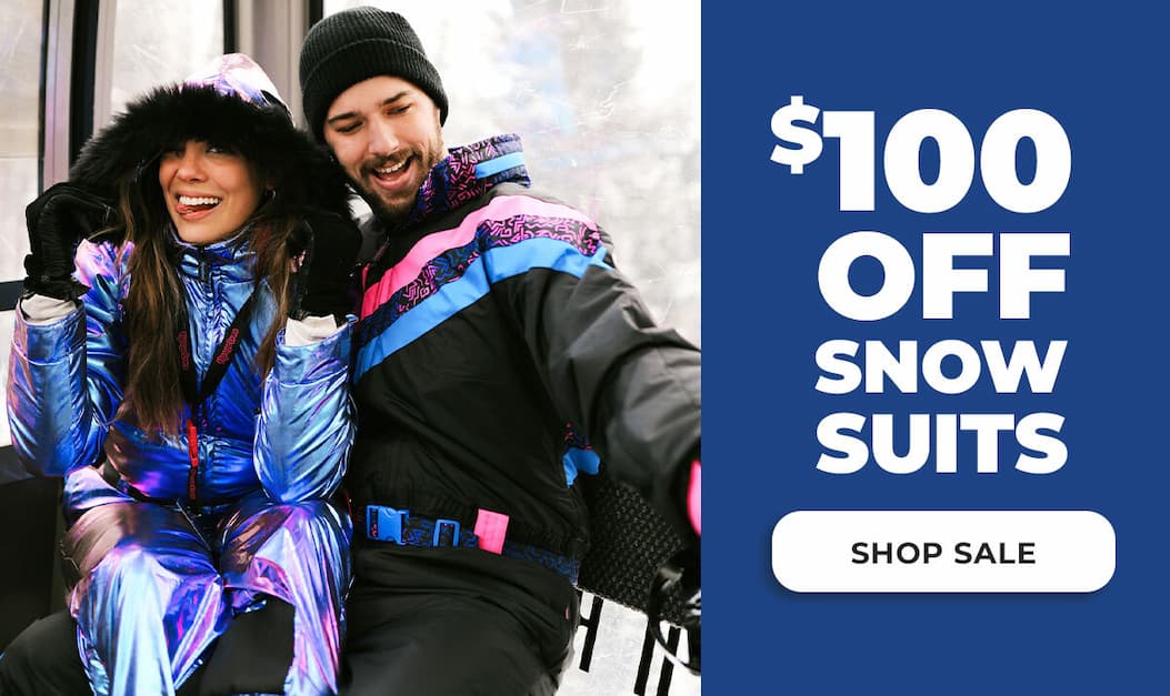 $100 off snowsuits